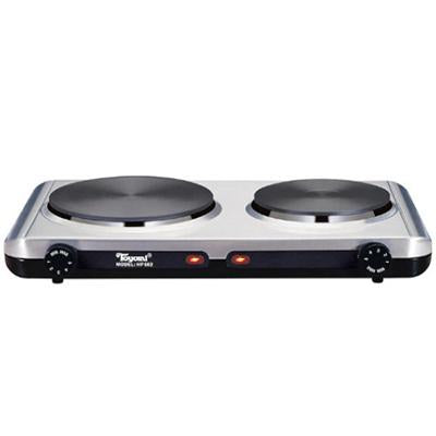 TOYOMI Double Elec Cooking Hotplate, Stainless Steel Casing