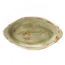Steelite Craft Oval Eared Dish, Green