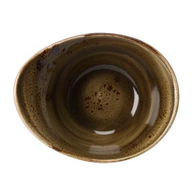 Steelite Craft Deep Oval Bowl, Brown
