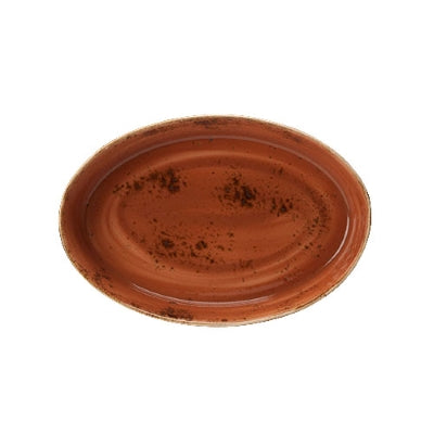 Steelite Craft Oval Dish, Terracotta