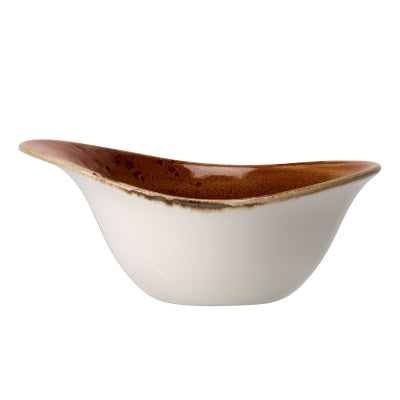 Steelite Craft Deep Oval Bowl, Terracotta