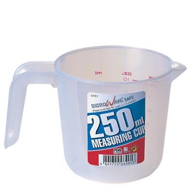 Translucent PP Measuring Cup With Open Handle
