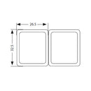 Gourmet Steel 188 Stainless Steel Anti-Jam Food Insert Pan, Size 1/2