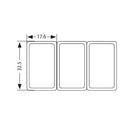 Gourmet Steel 201 Stainless Steel Food Insert Pan, Size 1/3