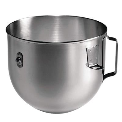 KitchenAid 4.8ltr Polished Stainless Steel Bowl with Flat Handle