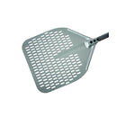 Stainless Steel Perforated Round Pizza Blade Peels, Aluminium Handle
