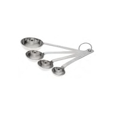 Stainless Steel Measuring Spoon Set, Round End