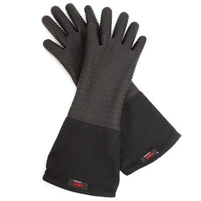 Bonzer RED Cookware Black Silicone Gloves