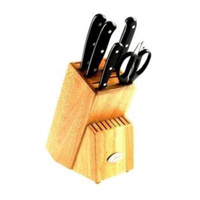 IVO SOLO Knife Block Set, 4 Knifes & 1 Scissor