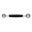 Triangle Double Side Melon Baller, Black Pro Plastic Handle