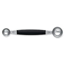 Triangle Double Side Melon Baller, Black Pro Plastic Handle