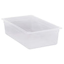 Cambro Translucent Polypropylene Food Insert Pan, Size 1/1
