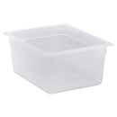 Cambro Translucent Polypropylene Food Insert Pan, Size 1/2
