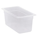 Cambro Translucent Polypropylene Food Insert Pan, Size 1/3
