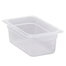 Cambro Translucent Polypropylene Food Insert Pan, Size 1/4