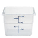 Cambro CamSquare Translucent Polypropylene Food Containers