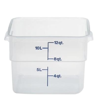 Cambro CamSquare Translucent Polypropylene Food Containers