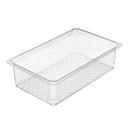 Cambro Camwear Polycarbonate Colander Pans, Size 1/1