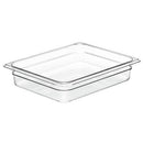 Cambro Camwear Polycarbonate Food Insert Pan, Size 1/2