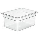 Cambro Camwear Polycarbonate Food Insert Pan, Size 1/2