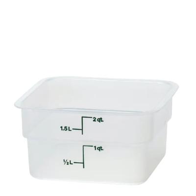 Cambro CamSquare Translucent Polypropylene Food Containers