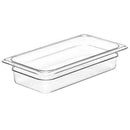 Cambro Camwear Polycarbonate Food Insert Pan, Size 1/3