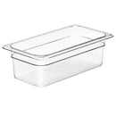 Cambro Camwear Polycarbonate Food Insert Pan, Size 1/3