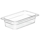 Cambro Camwear Polycarbonate Food Insert Pan, Size 1/4