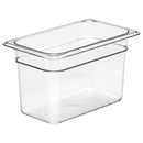 Cambro Camwear Polycarbonate Food Insert Pan, Size 1/4
