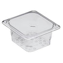 Cambro Camwear Polycarbonate Colander Pans, Size 1/6
