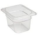 Cambro Camwear Polycarbonate Food Insert Pan, Size 1/8