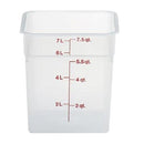 Cambro CamSquare Translucent Polypropylene Food Containers