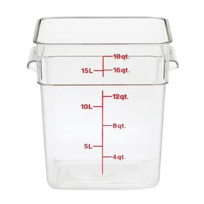 Cambro Camwear Polycarbonate Square Food Containers