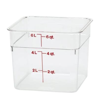 Cambro Camwear Polycarbonate Square Food Containers