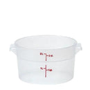 Cambro Translucent Polypropylene Round Food Storage Containers