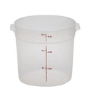 Cambro Translucent Polypropylene Round Food Storage Containers
