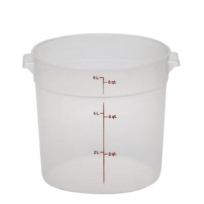 Cambro Translucent Polypropylene Round Food Storage Containers