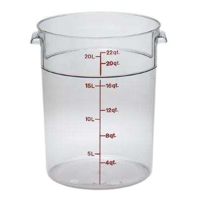 Cambro Camwear Polycarbonate Round Storage Containers