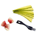 Tellier 8-Blades Pickle Slicer, PP handle