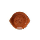 Steelite Craft Round Eared Dish, Terracotta