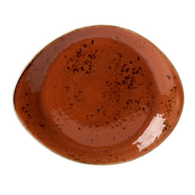 Steelite Craft Freestyle Oval Platter, Terracotta