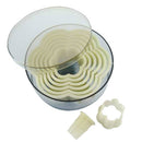 Gourmet Steel Polypropylene Rose Cutter, Set of 8pcs