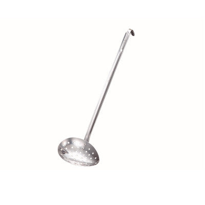 Stainless Steel Oval Perforated Gravy Ladle With Hook