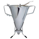 De Buyer Stainless steel Automatic Piston Funnel With stands and 2 Nozzle