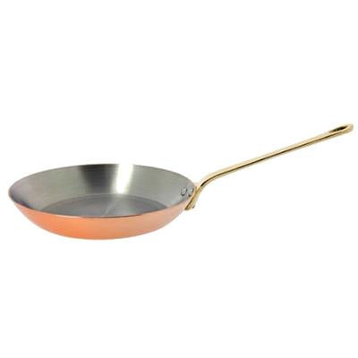 De Buyer INOCUIVRE Copper Stainless Steel Round Fry Pan