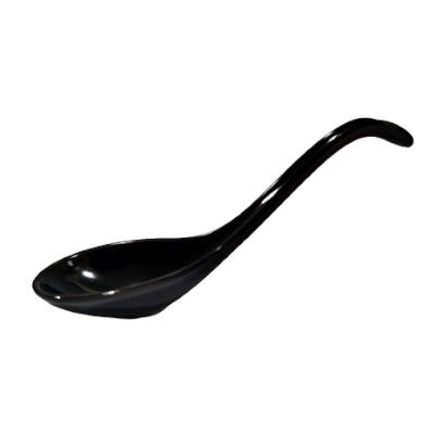 Melamine Soup Spoon, Black