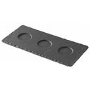 Revol Basalt Rectangular Tray With 3 Indent, Matt Slate