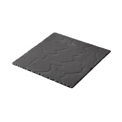 Revol Basalt Square Plate, Matt Slate