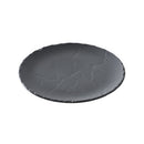 Revol Basalt Round Dessert Plate, Matt Slate