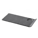 Revol Basalt Gourmet Plate With Indent, Matt Slate